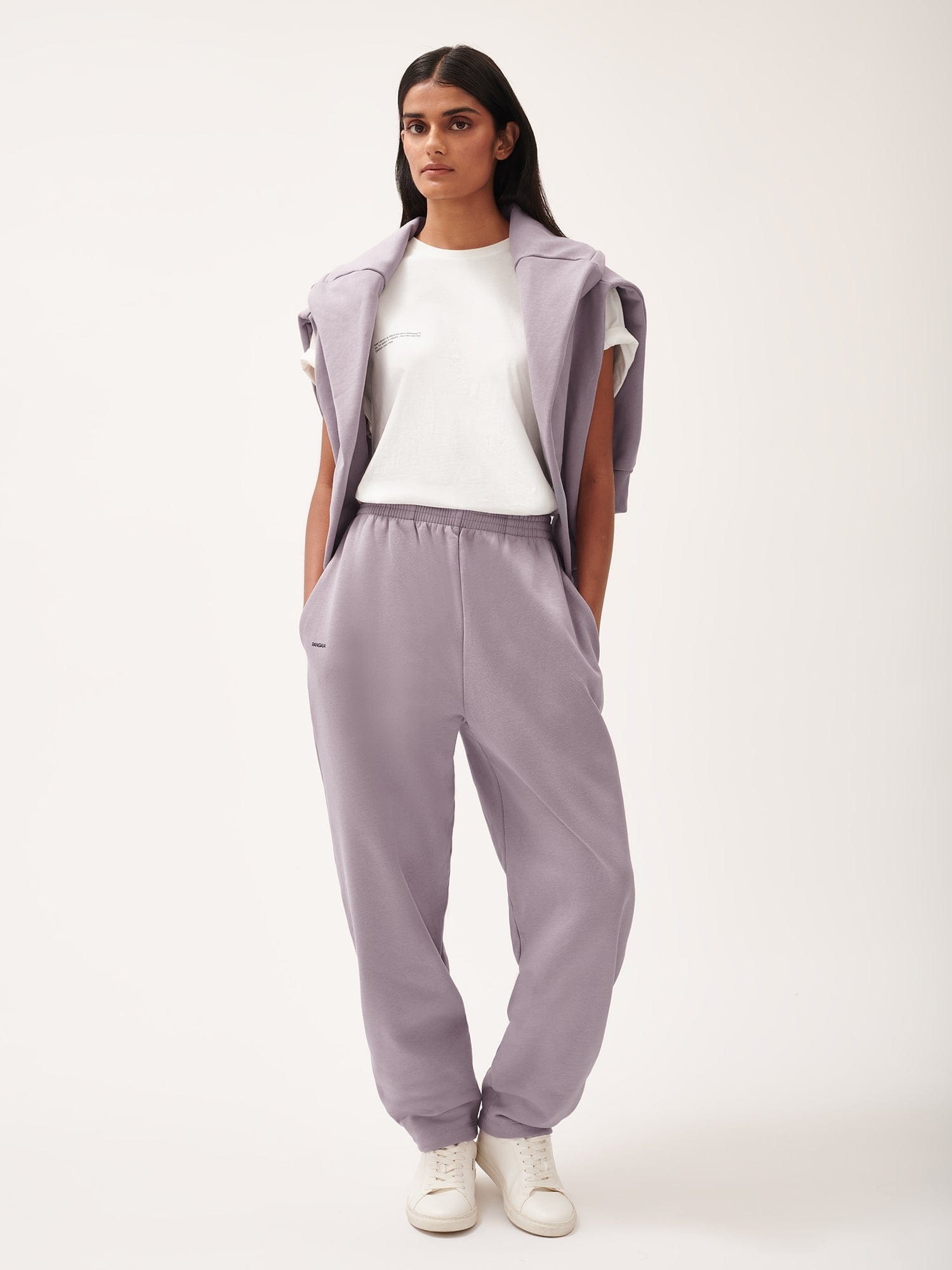 Womens DNA Barrel-Leg Track Pants - Raisin Purple - 2