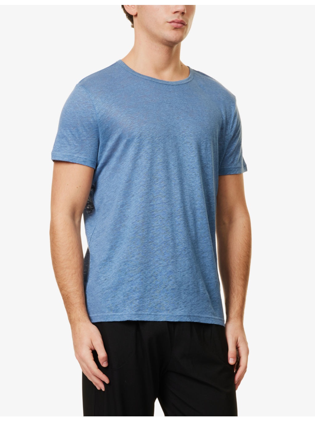 Jordan 1 crewneck short-sleeve linen T-shirt - 3