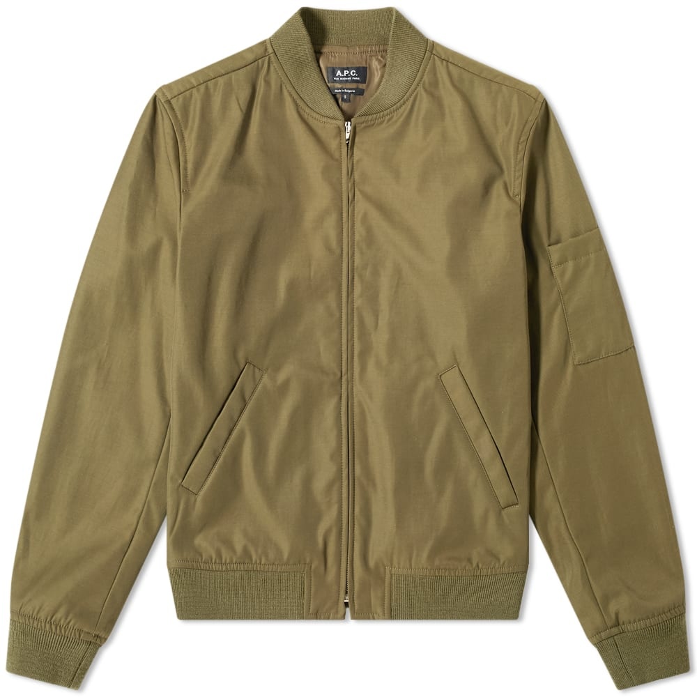 A.P.C. Zip Bomber Jacket - 1