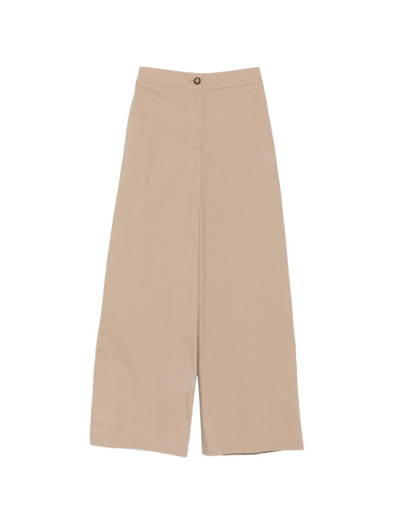 button-fastening palazzo pants 1