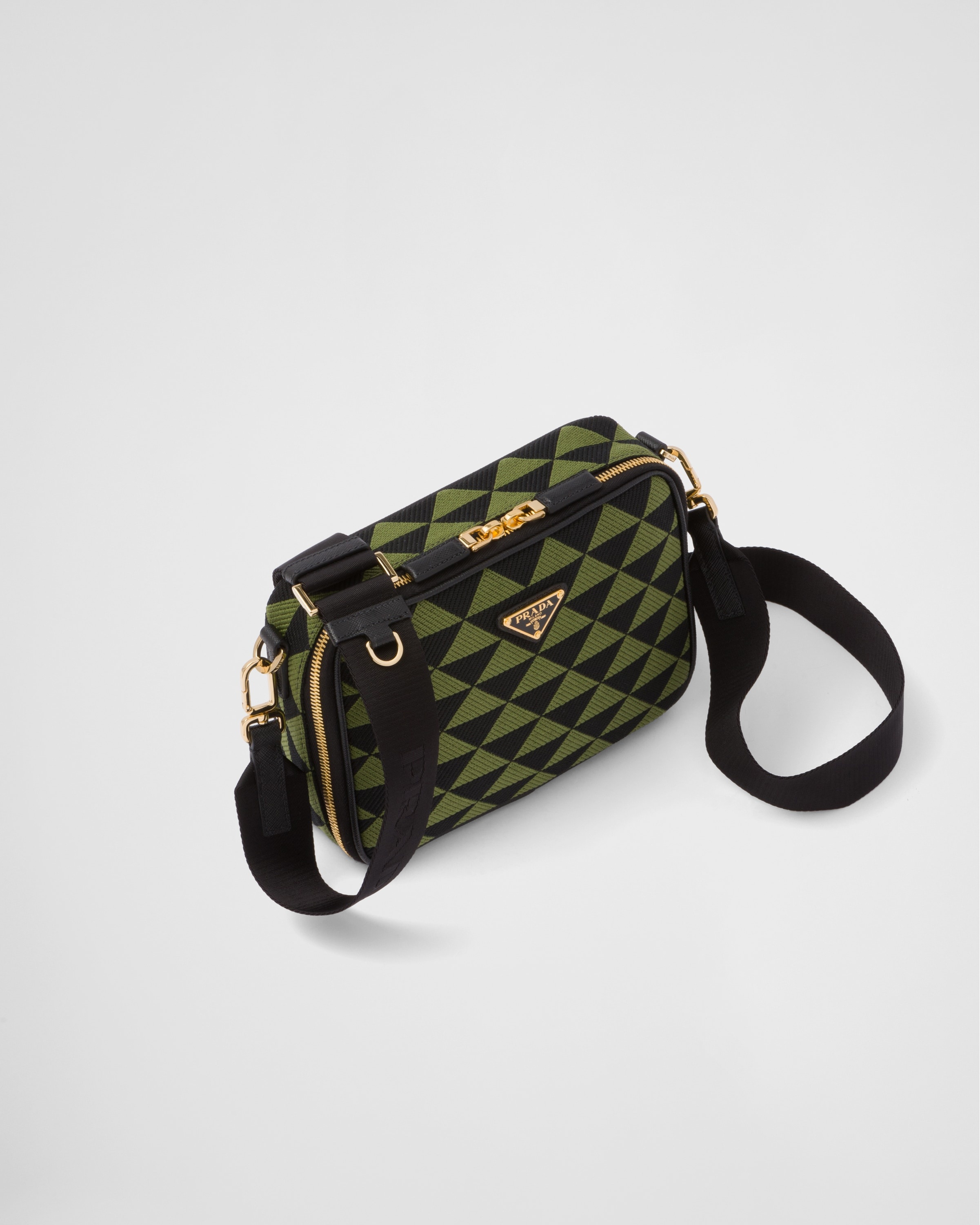 Prada Symbole embroidered fabric bag - 3