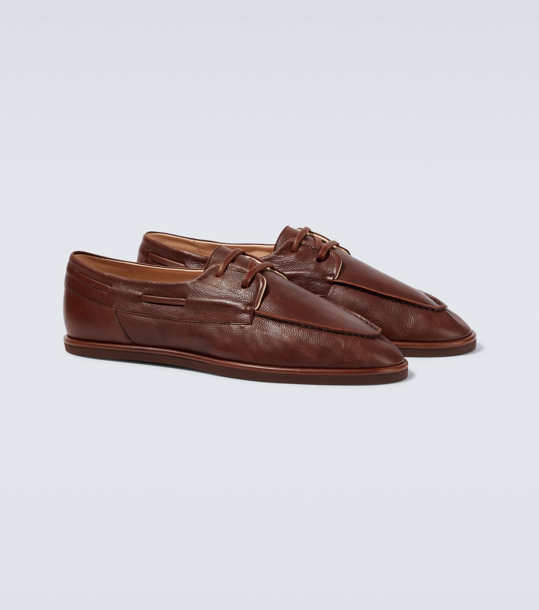 Leather Derby shoes - 5