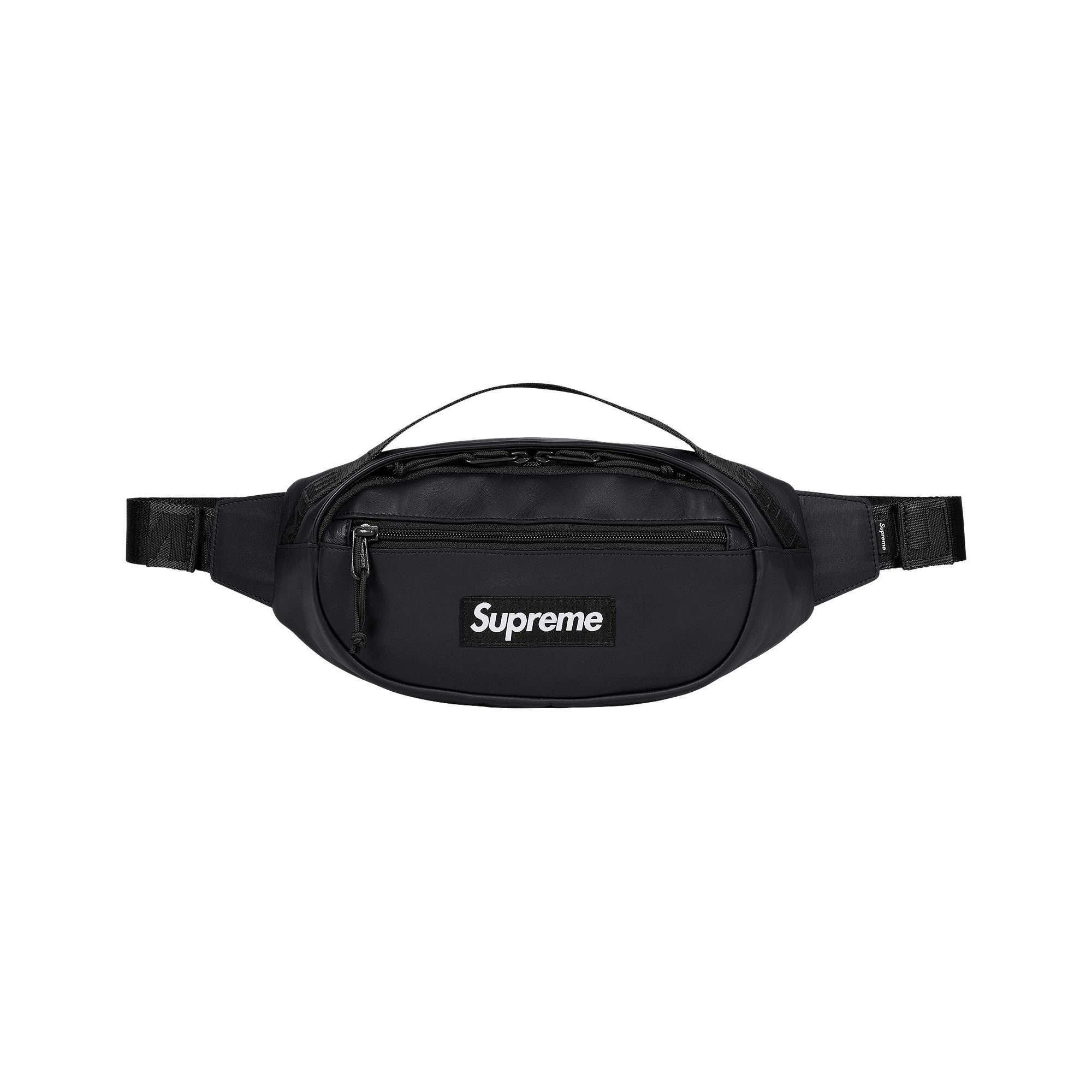 Supreme waist bag leather sale