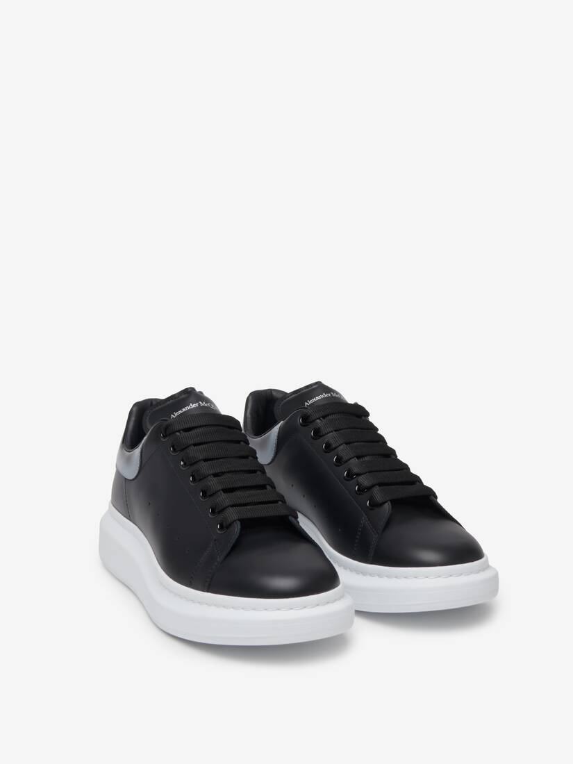 Men's Oversized Sneaker in Black/silver - 2