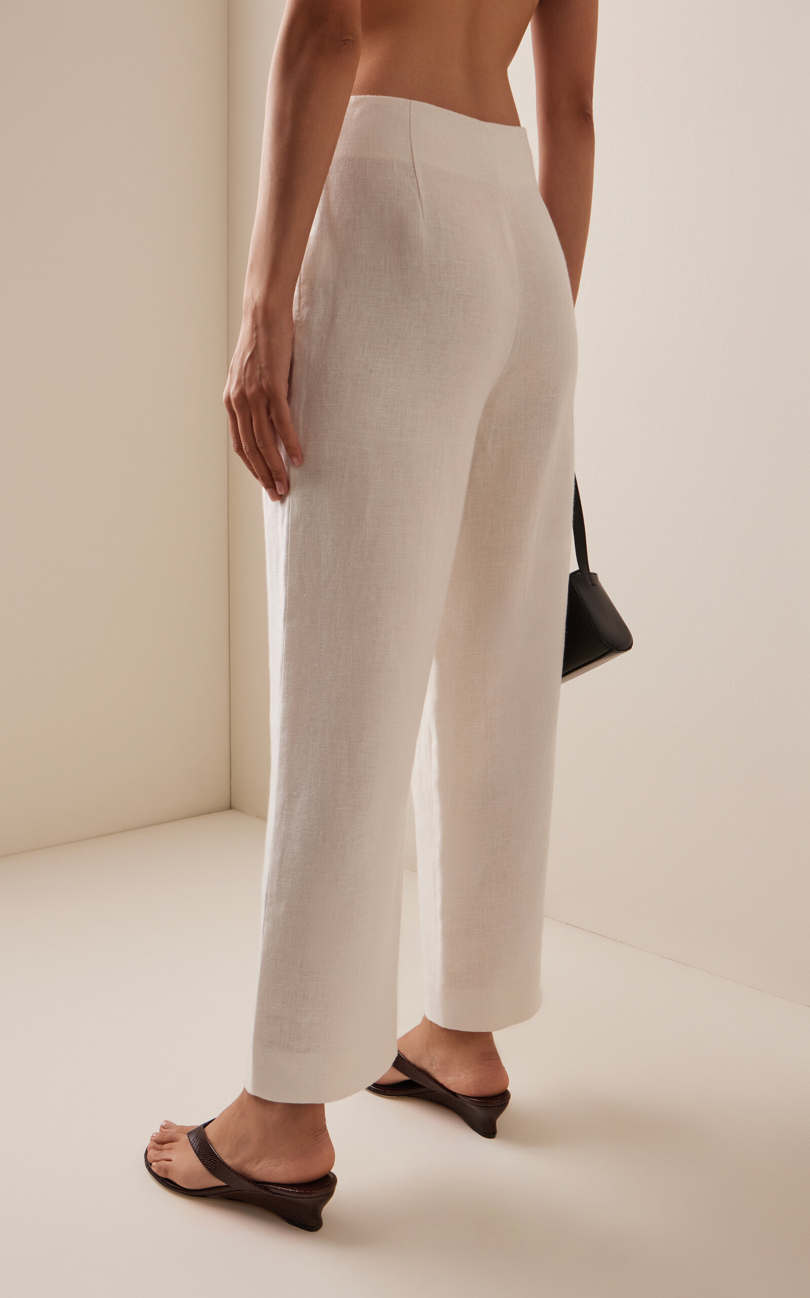 Noelle Linen Pants white - 4