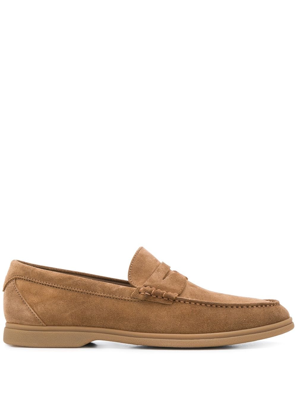 suede penny loafers - 1