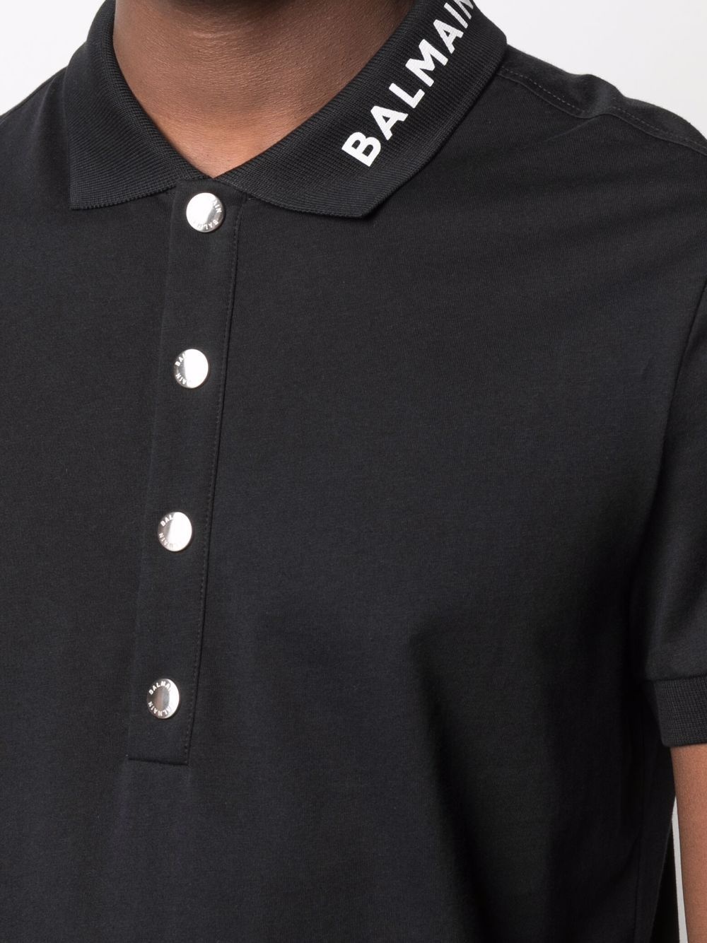 branded-collar polo shirt - 5