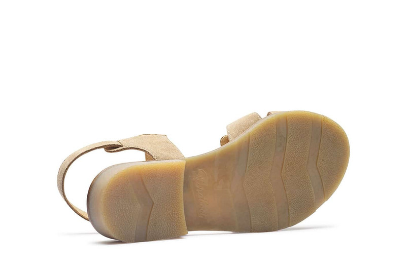 Bilbao Nutmeg Velvet - Rubber Sole 5
