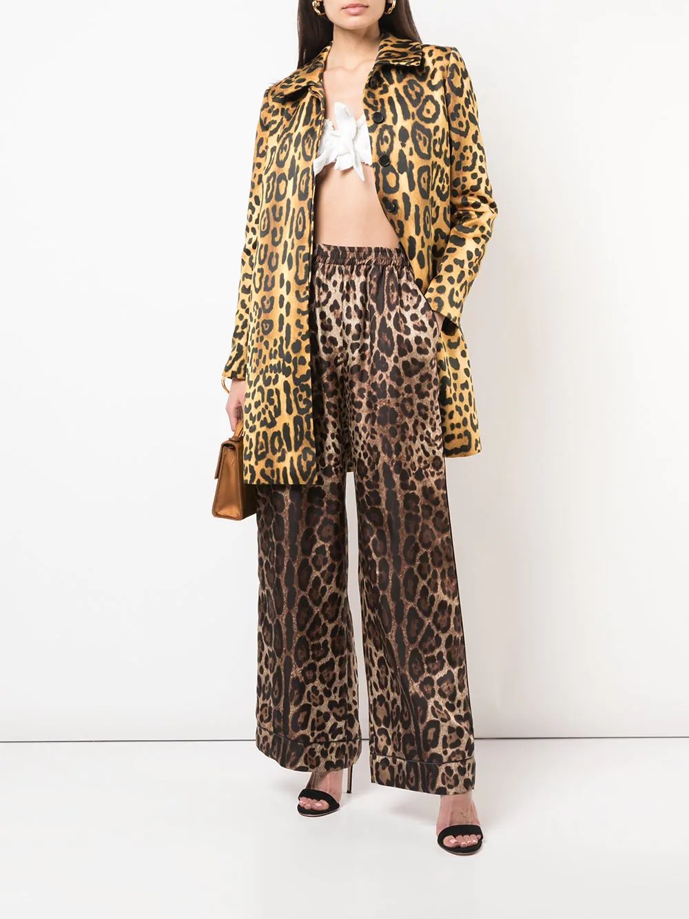 leopard print track trousers - 2