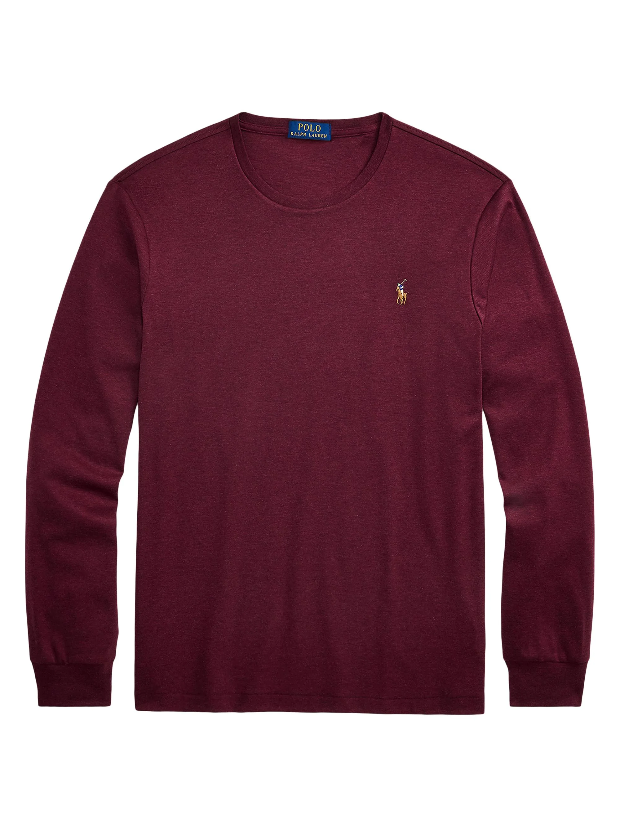 Men's Logo Cotton Sweater - Spring Wine Heather - 1