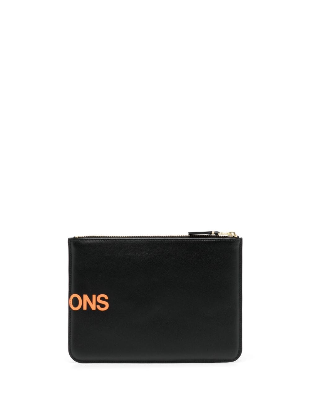 logo-print leather wallet - 2