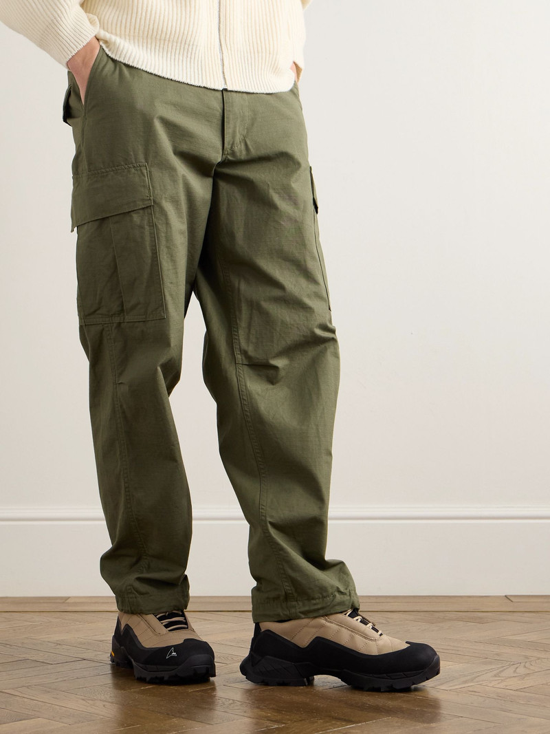 ROA Katharina Rubber and Leather-Trimmed CORDURA® Hiking Sneakers Brown outlook