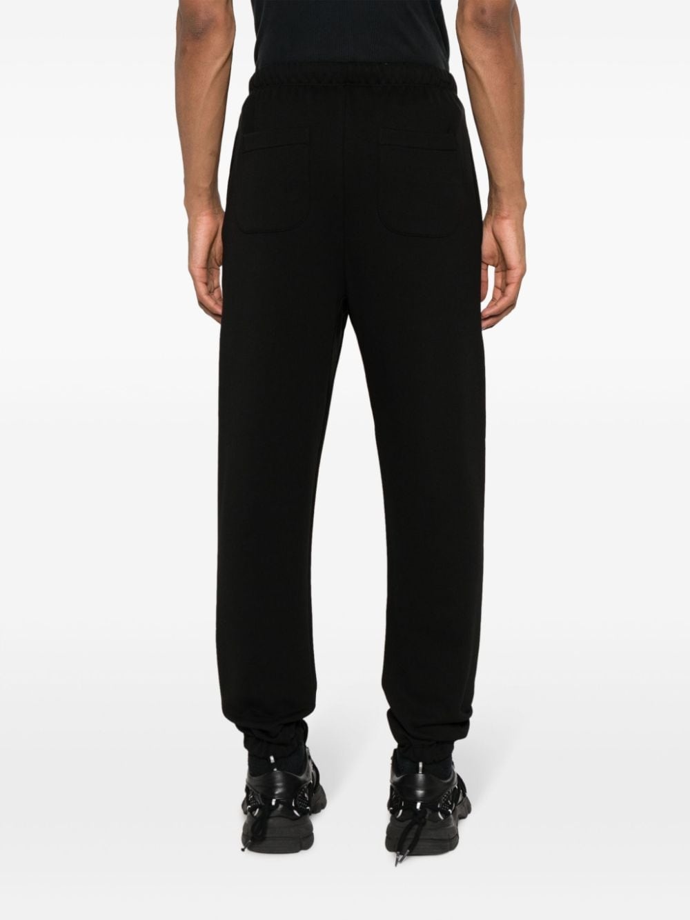 logo-print cotton sweatpants - 4