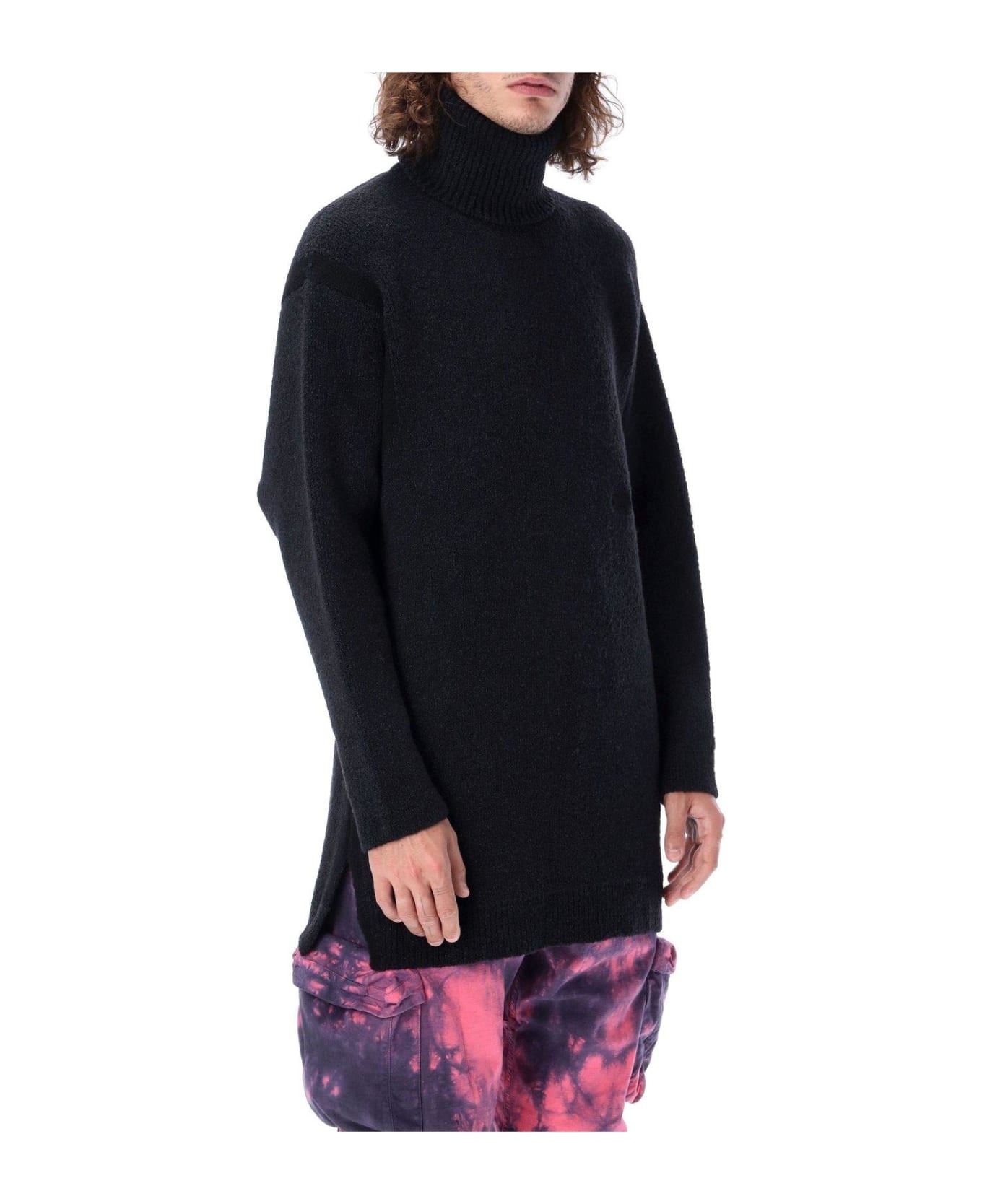 Roll Neck Long-sleeved Jumper - 3