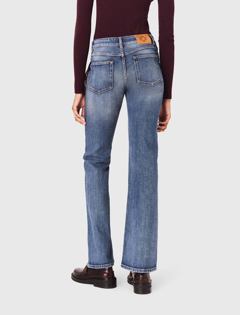 Bootcut jeans with zip pockets 4