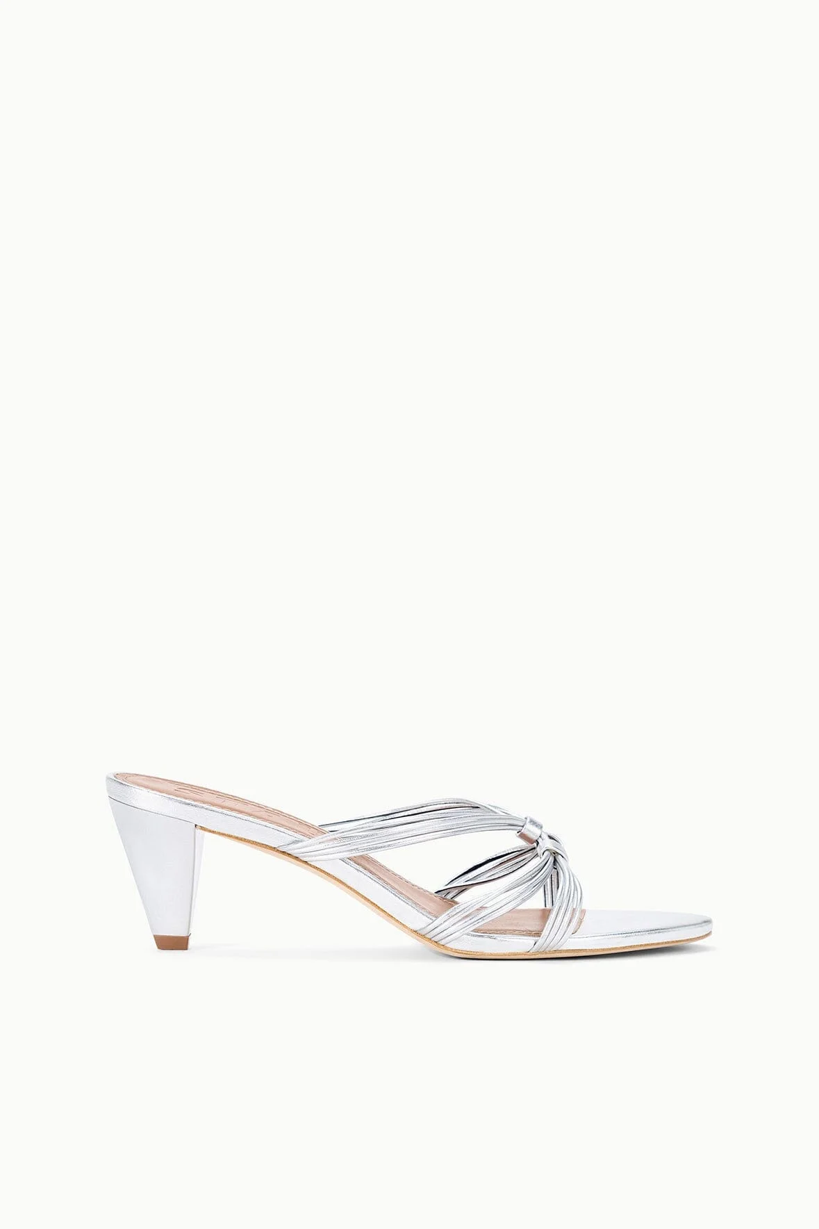 STAUD CARRIE MULE SILVER - 1
