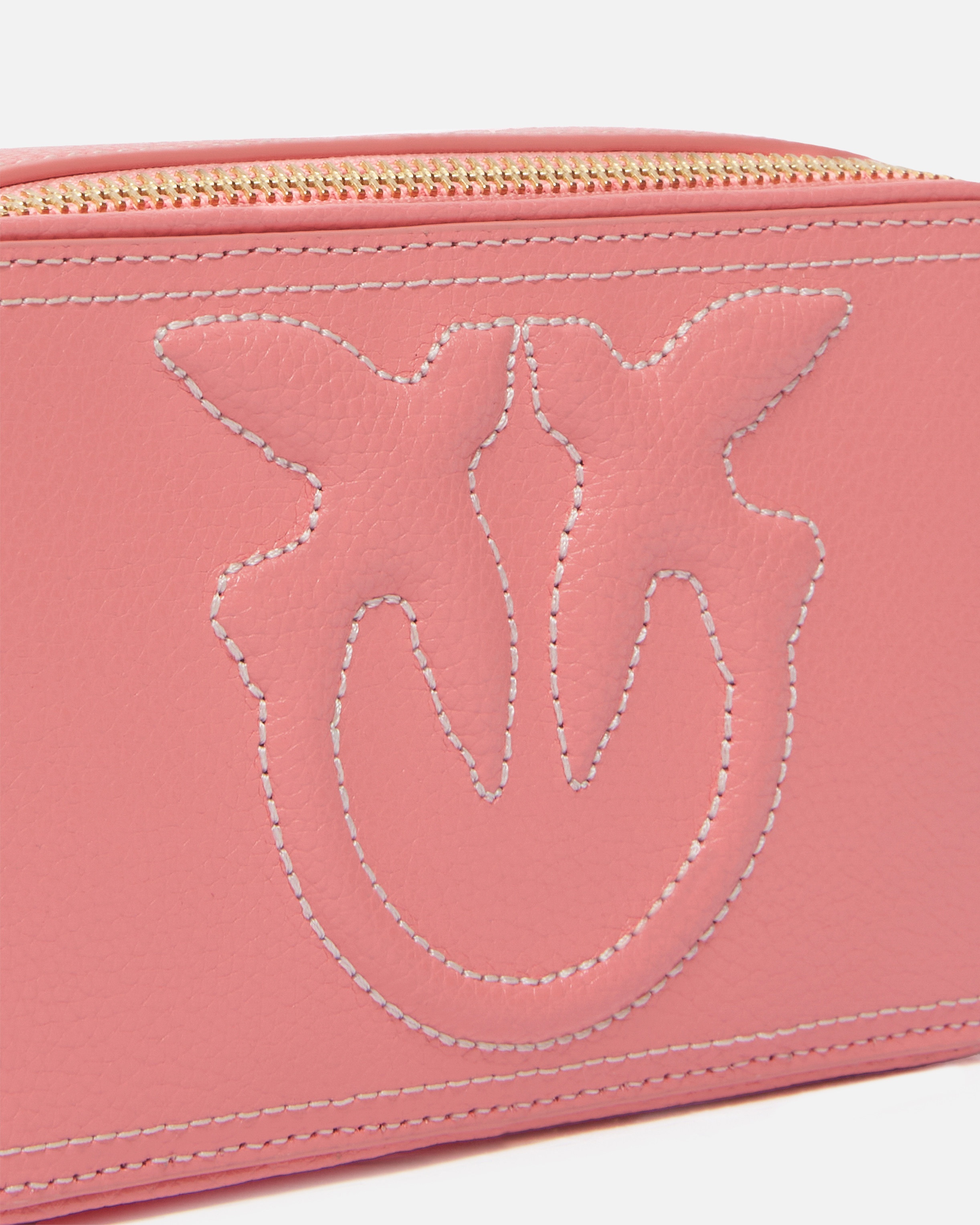 SMALL CROSSBODY BAG WITH RAISED LOVE BIRDS LOGO - 3