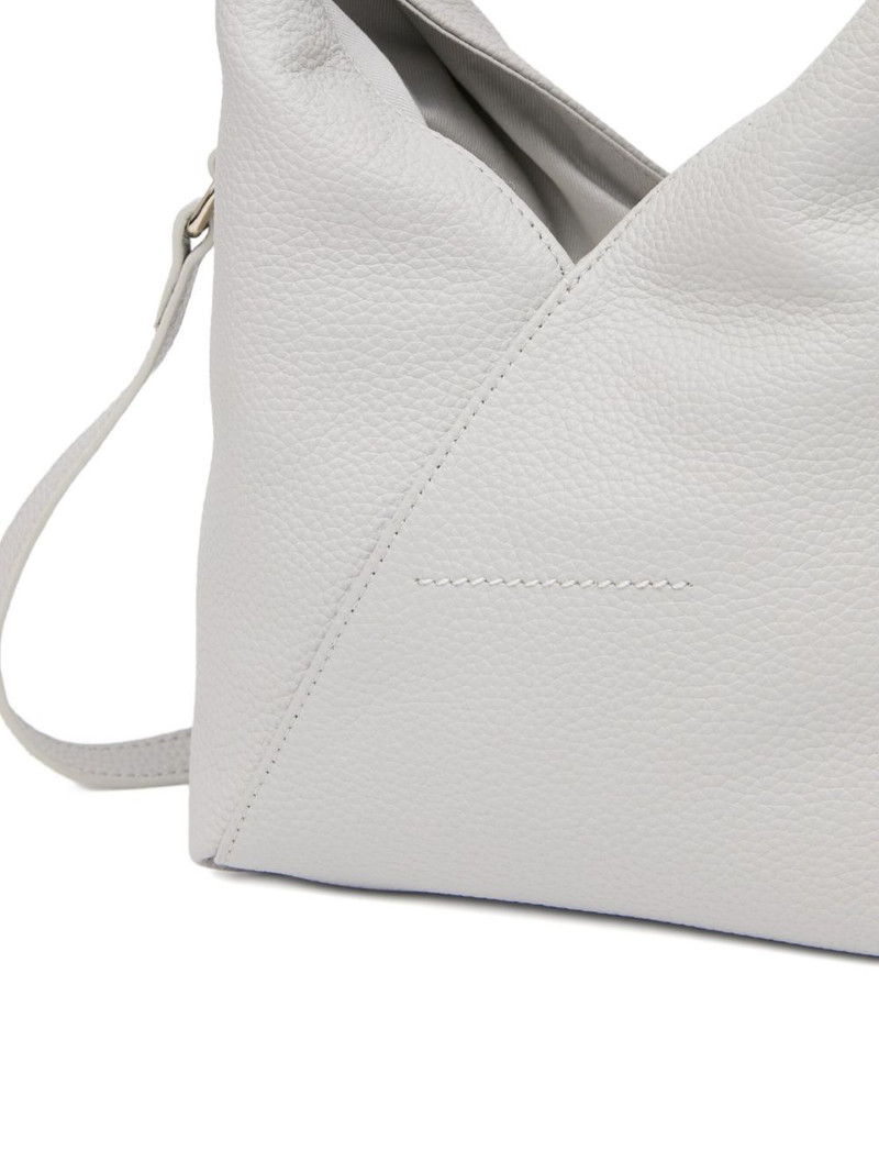 single-stitch logo small tote bag 5
