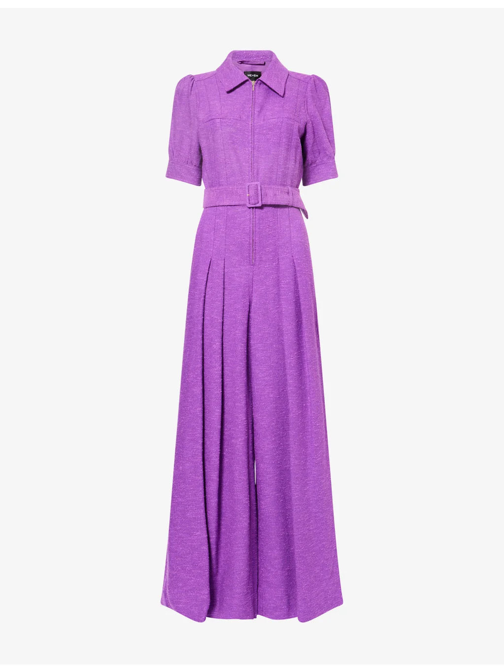 Very Wide-Leg Cotton-Blend Jumpsuit - 1