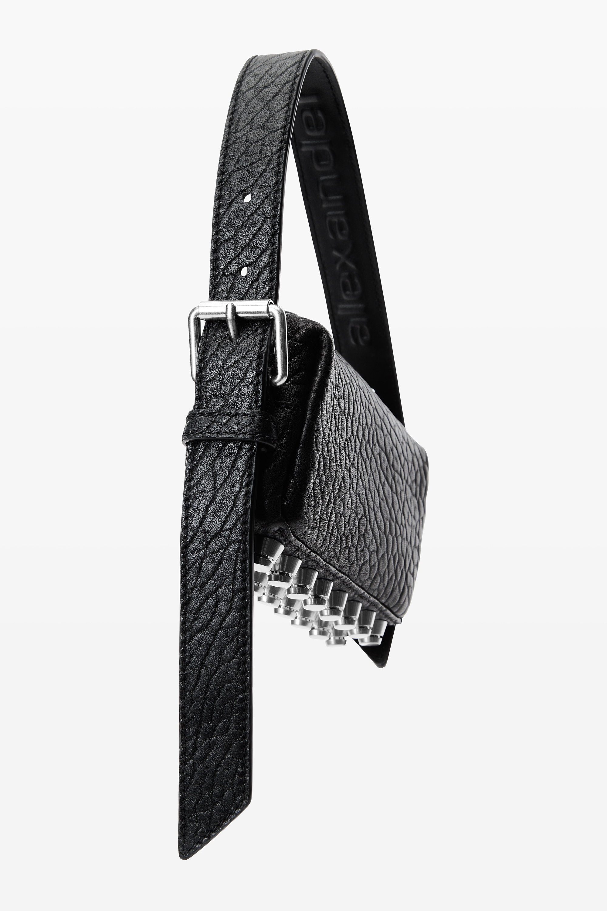 ricco mini crossbody bag in lambskin leather - 4