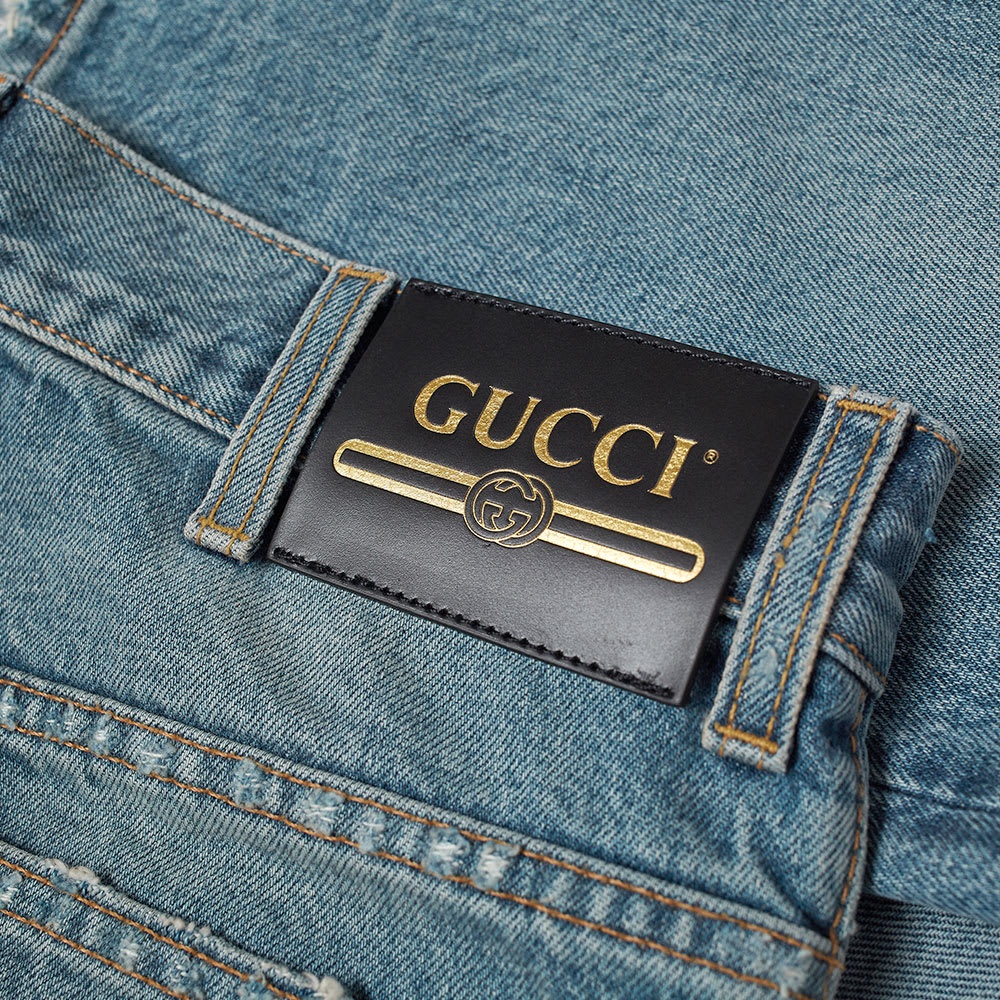 Gucci Regular Distressed Jean - 3