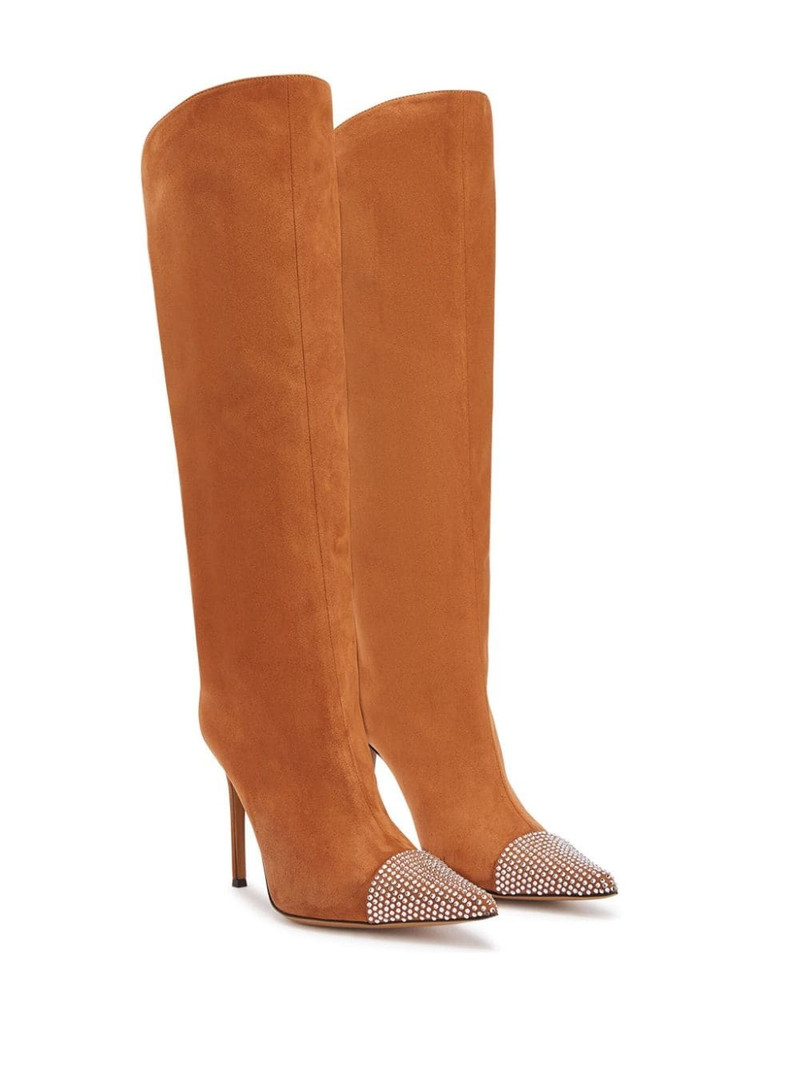 ALEXANDRE VAUTHIER crystal-embellished 105mm boots outlook