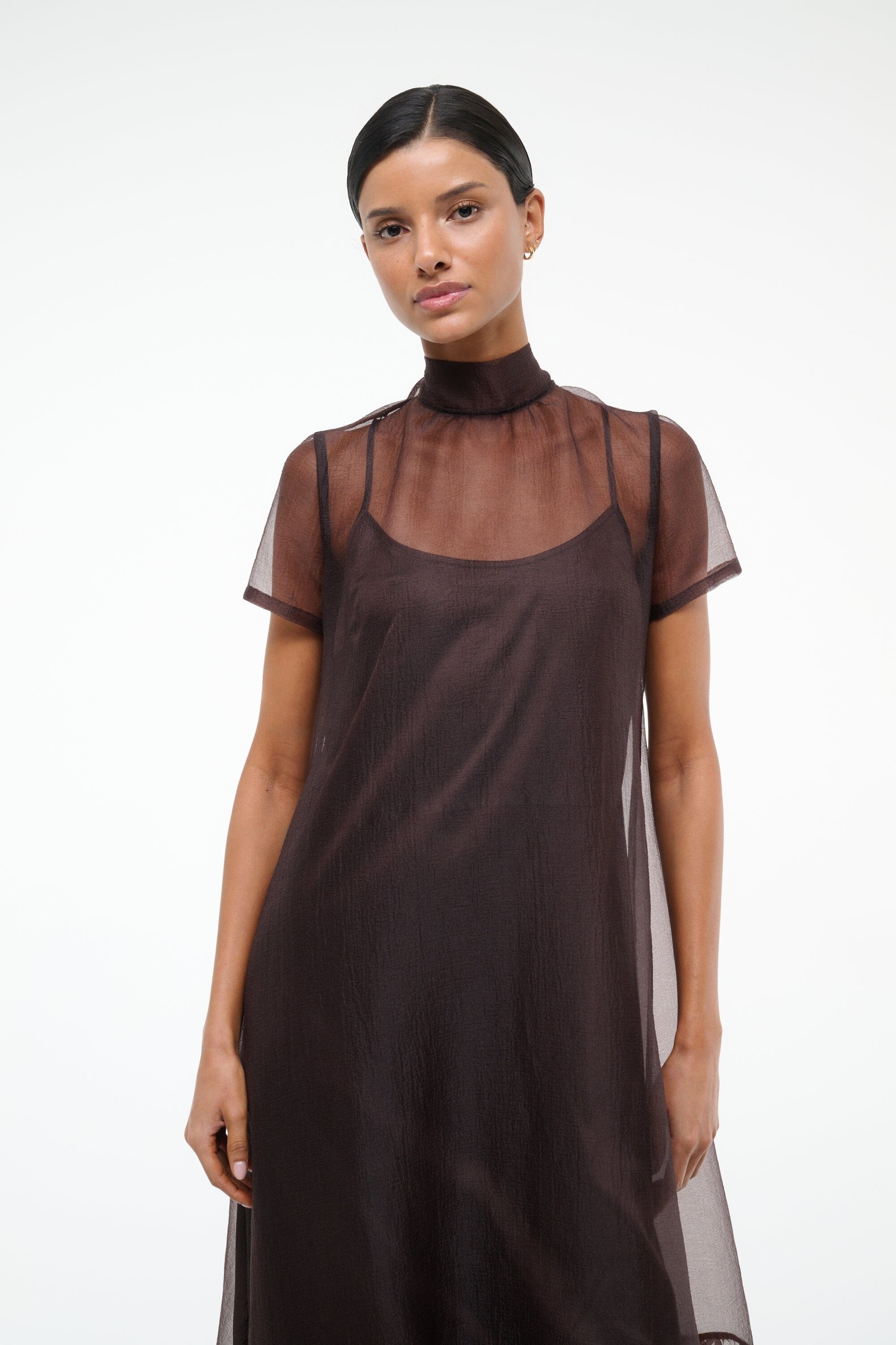 STAUD CALLUNA DRESS EARTH - 3