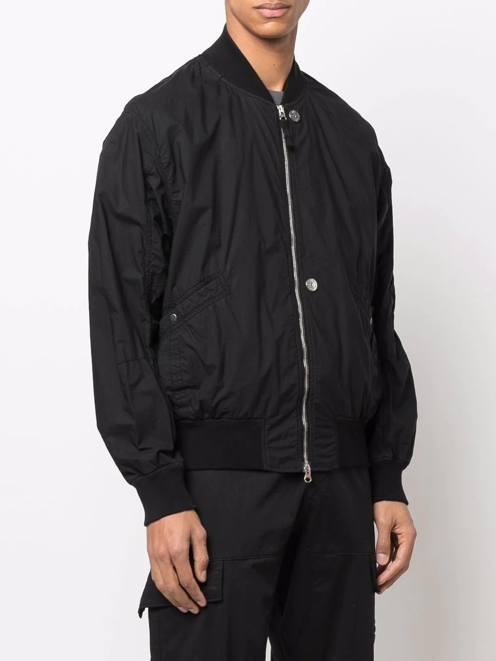 cargo double-zip bomber jacket - 3