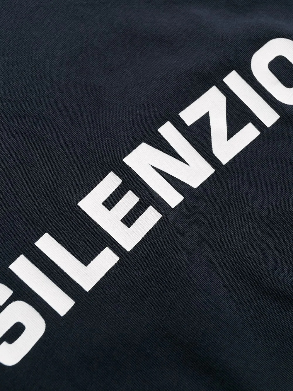 Silenzio print relaxed-fit T-shirt - 6