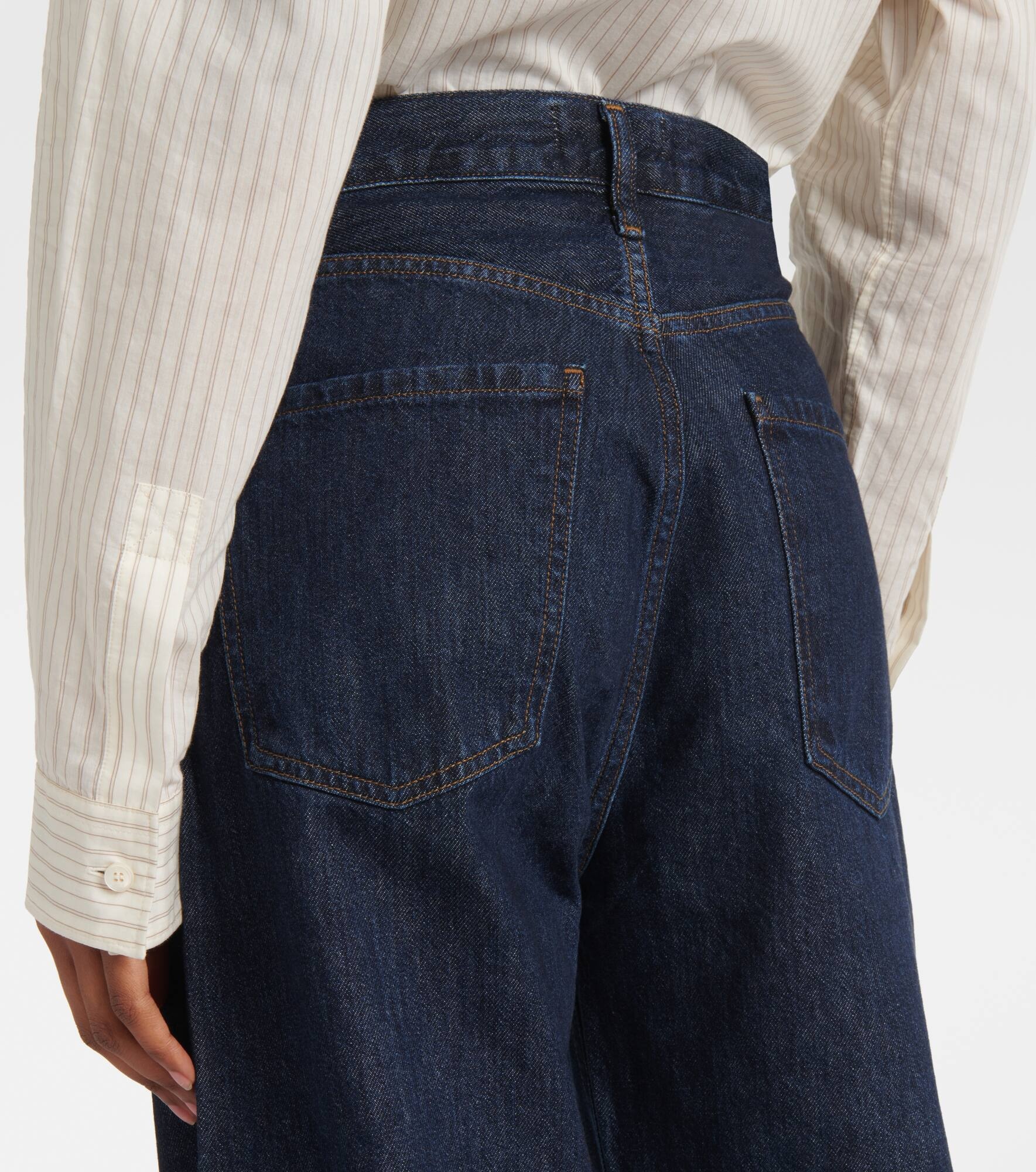 Ren high-rise wide-leg jeans - 6