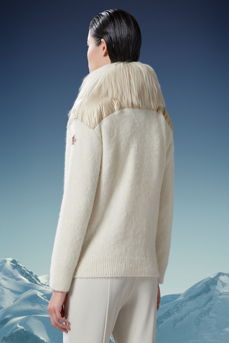 Padded Wool & Alpaca Zip-Up Cardigan 5