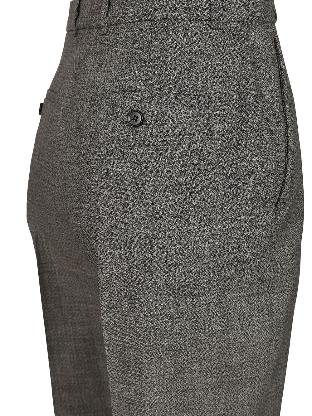 Uniform-Style Trousers Grey - 5
