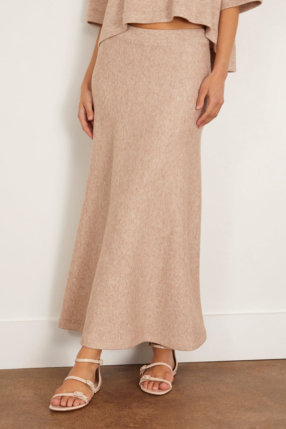 Flared Skirt in Beige - 5