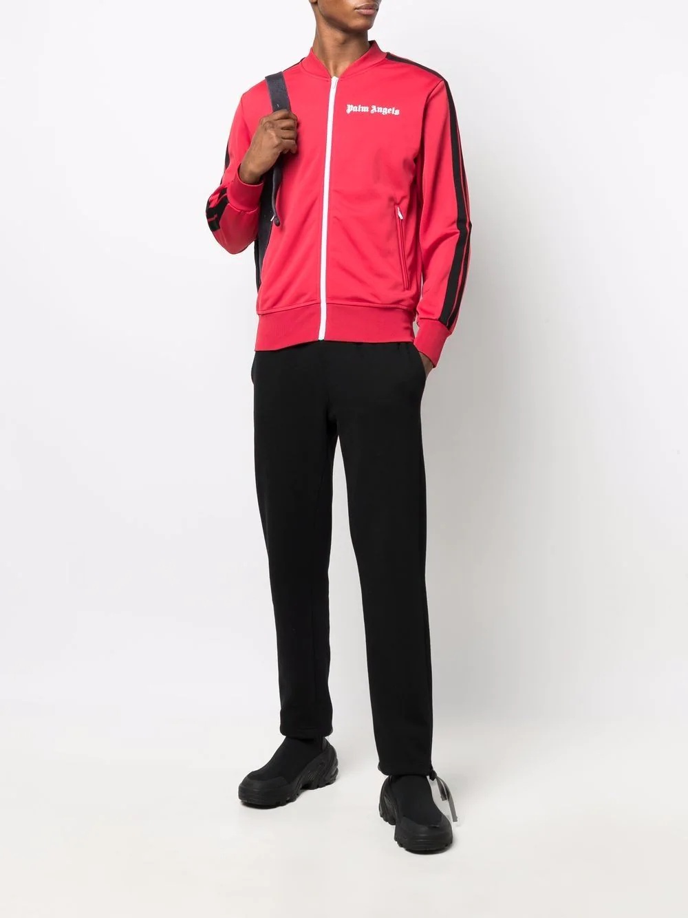 side-stripe track jacket - 2