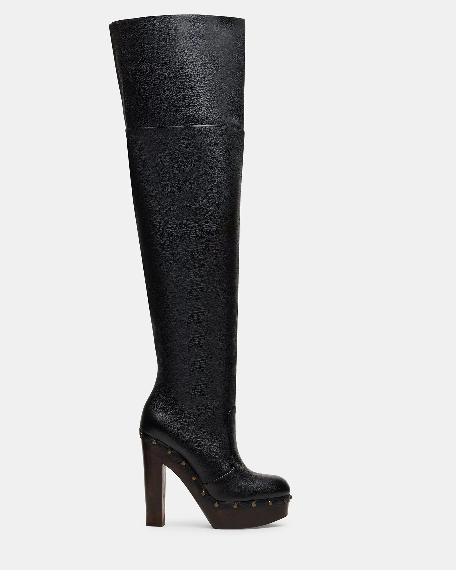 DELMIRA BLACK LEATHER - 1