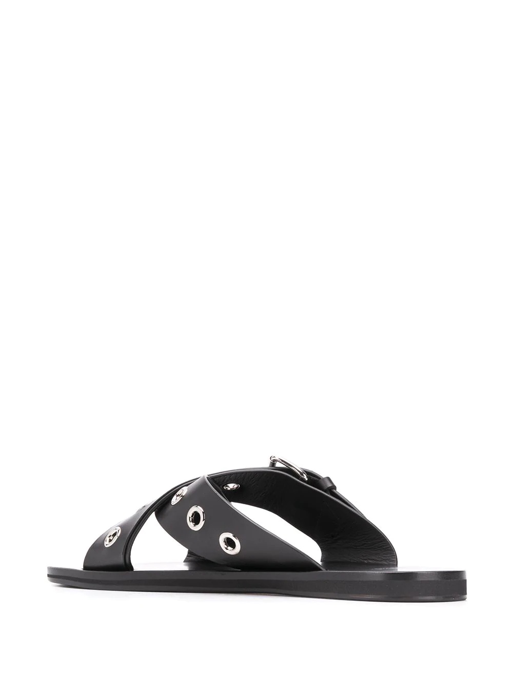 eyelet strap sandals - 3