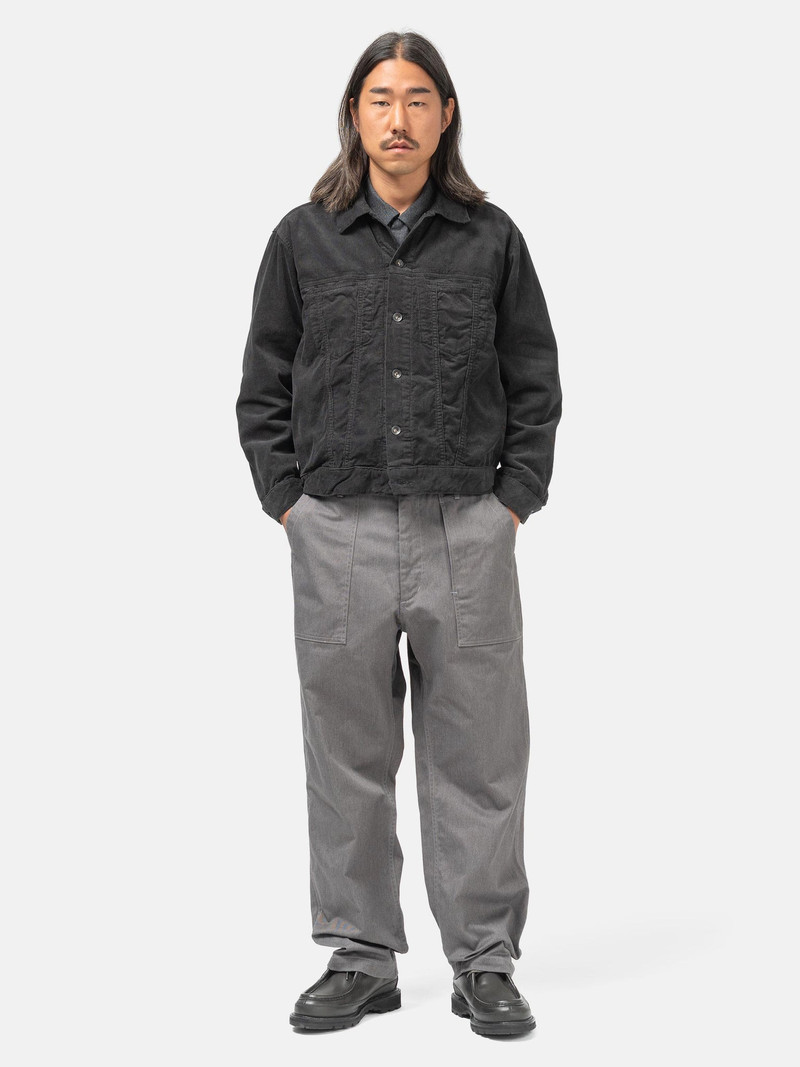 Engineered Garments Type 5 Jean Jacket Cotton Corduory Charcoal outlook