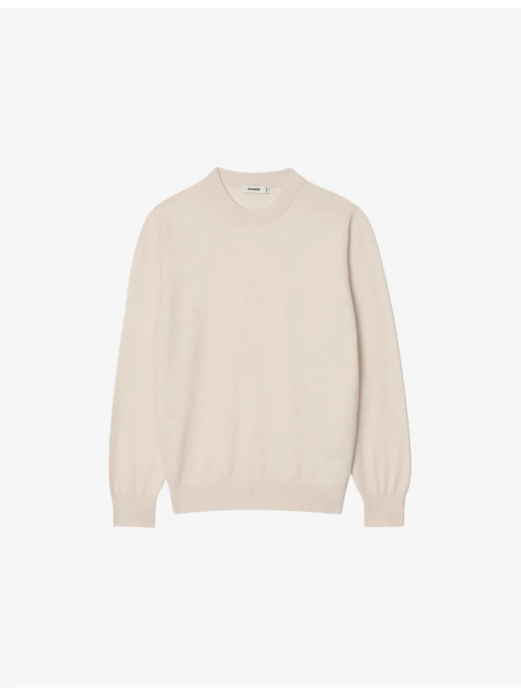 Long-sleeve crewneck cashmere jumper - 1