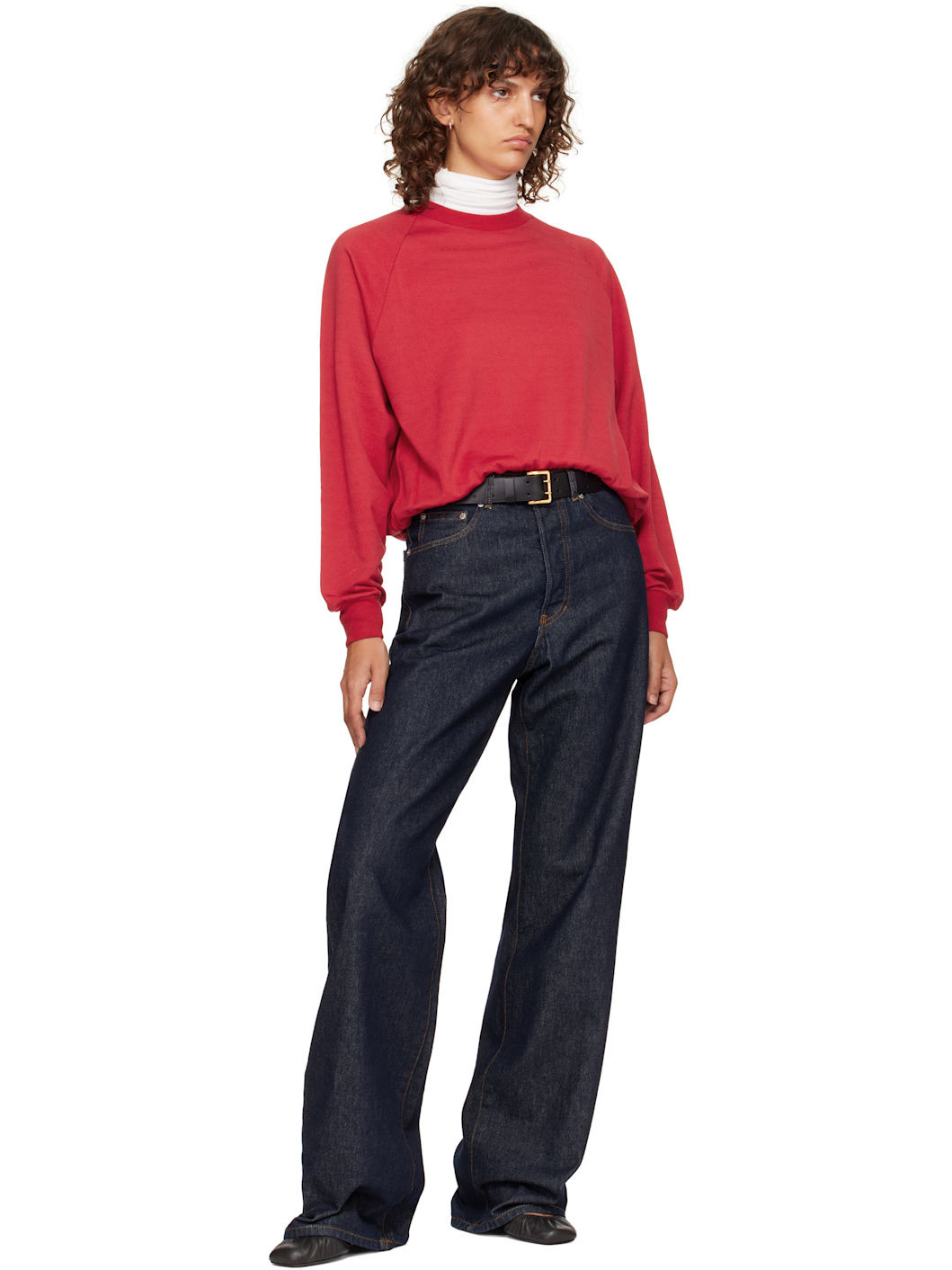 Black Two-Hole Buckle Belt - 2