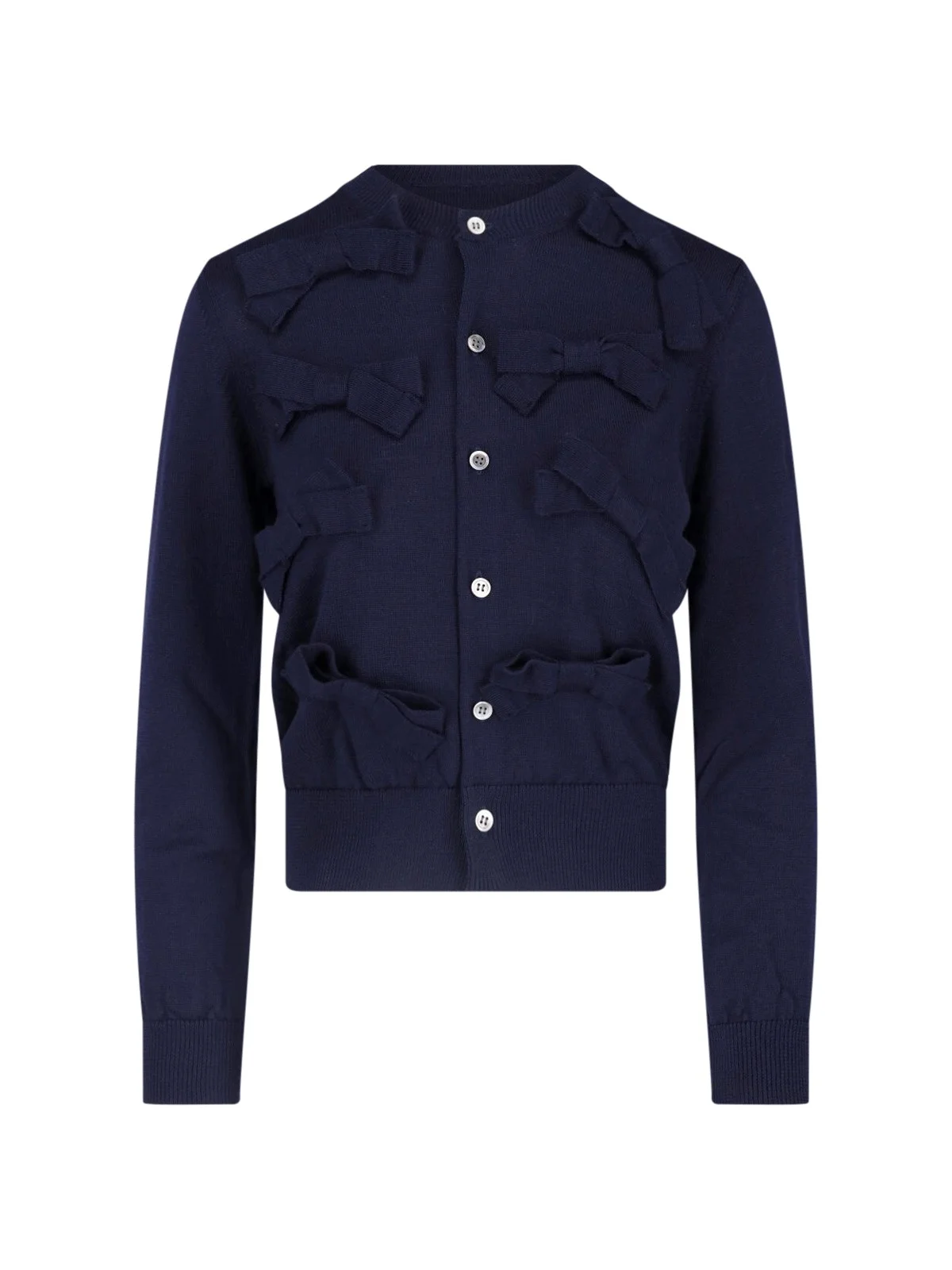 BOW CARDIGAN - 1
