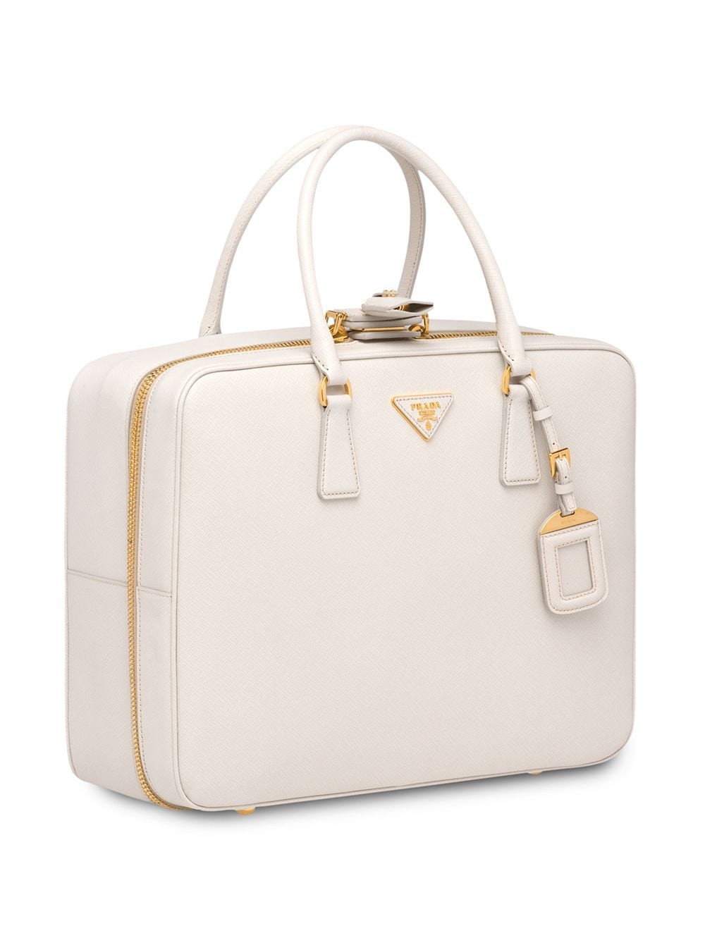 Saffiano logo suitcase - 2