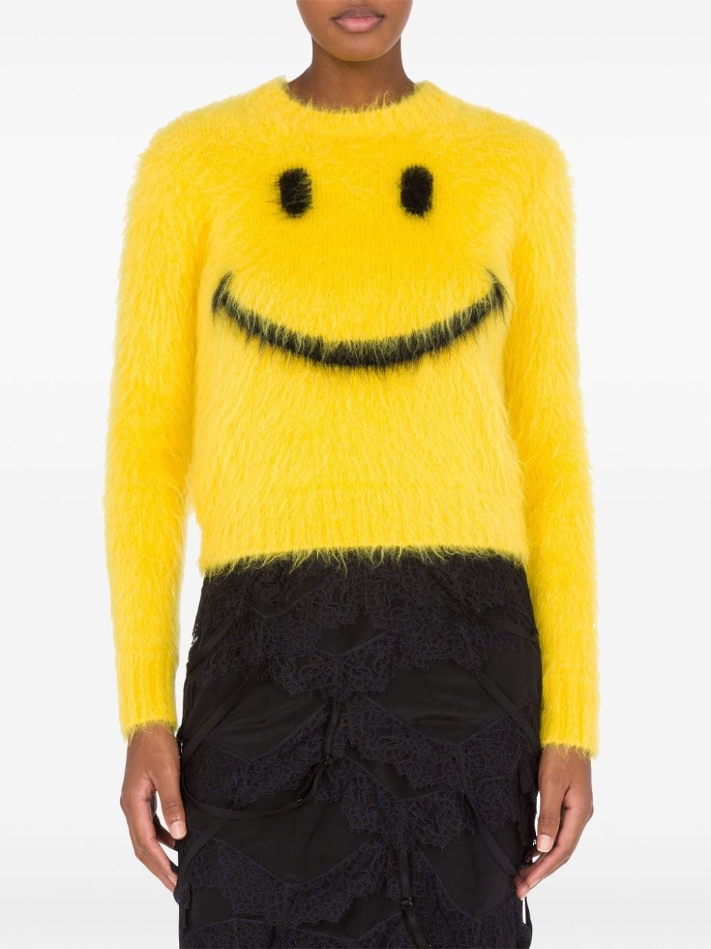intarsia-knit smile jumper - 2