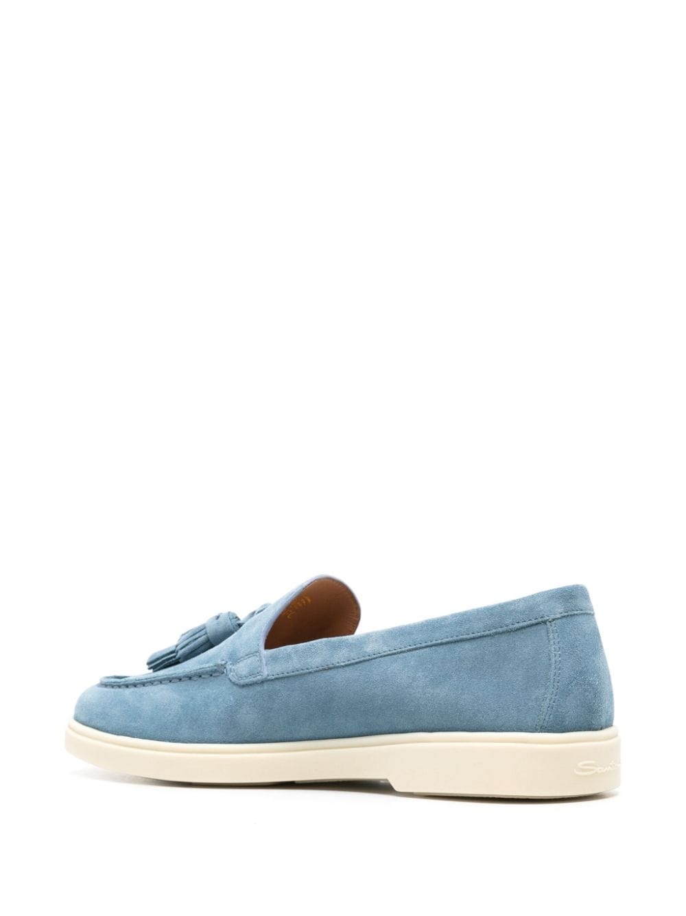 tassel-detail suede loafers - 3