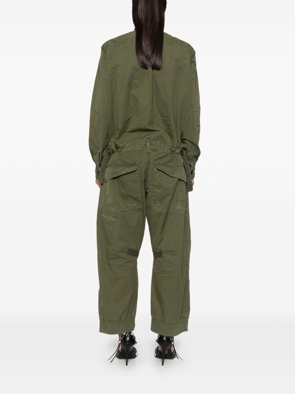 Overdyed Military jumpsuit - 4