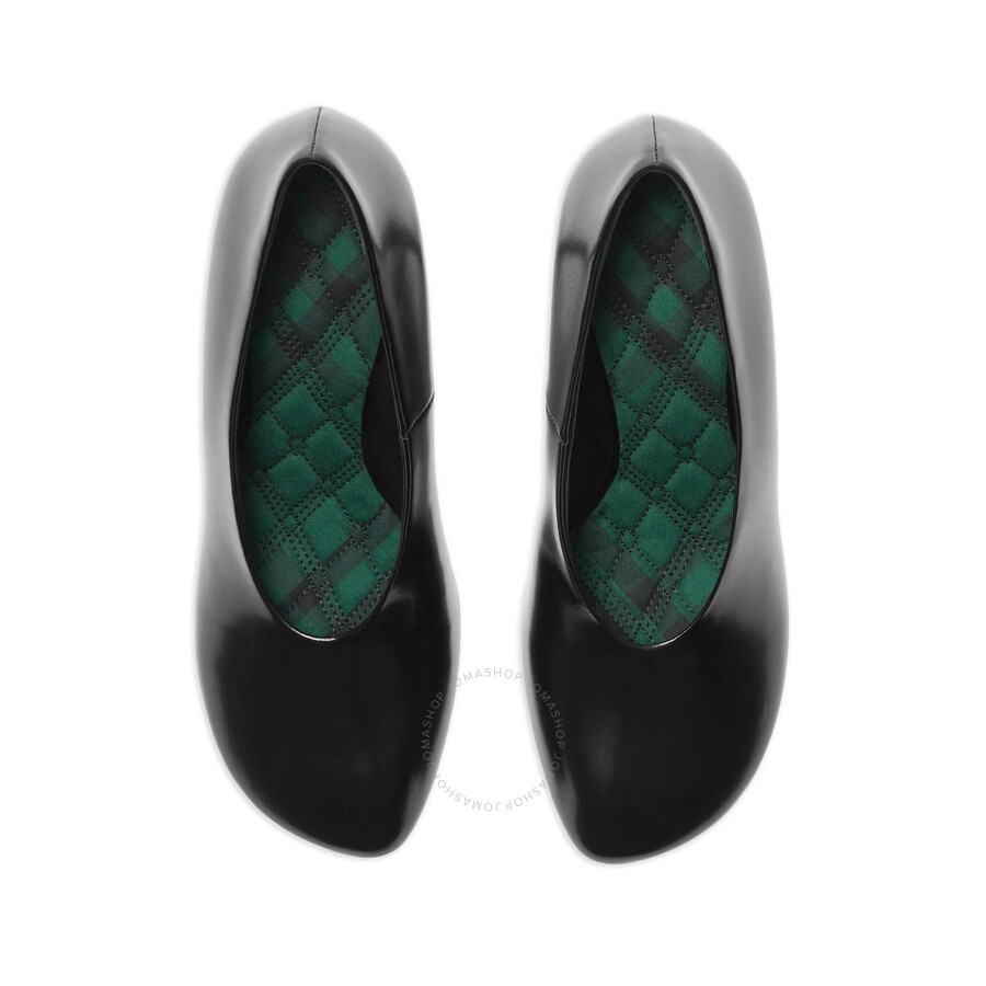 Burberry 85mm Baby Leather Pumps - 3