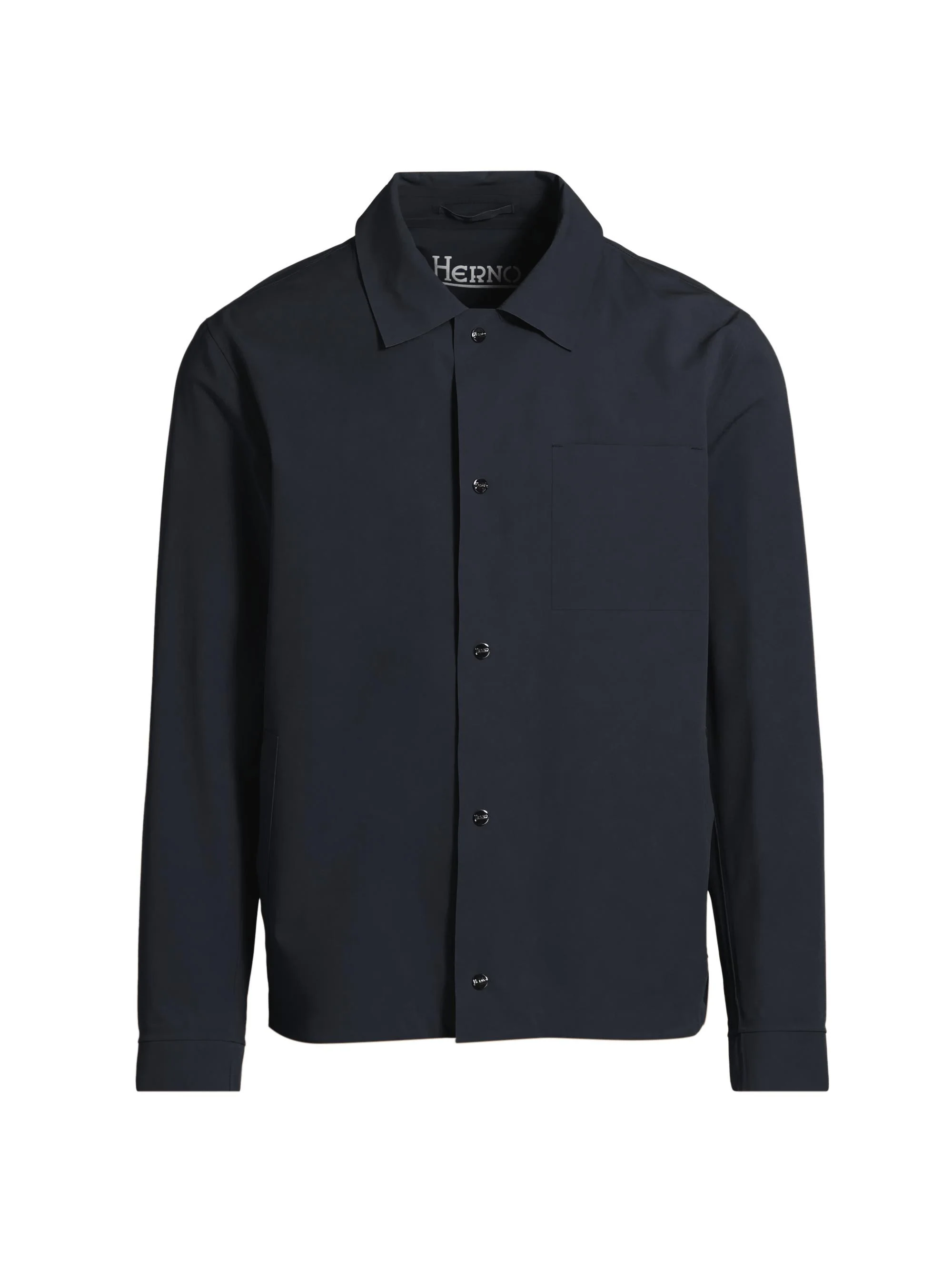 Men's Lightweight Shirt Jacket - Navy - 1