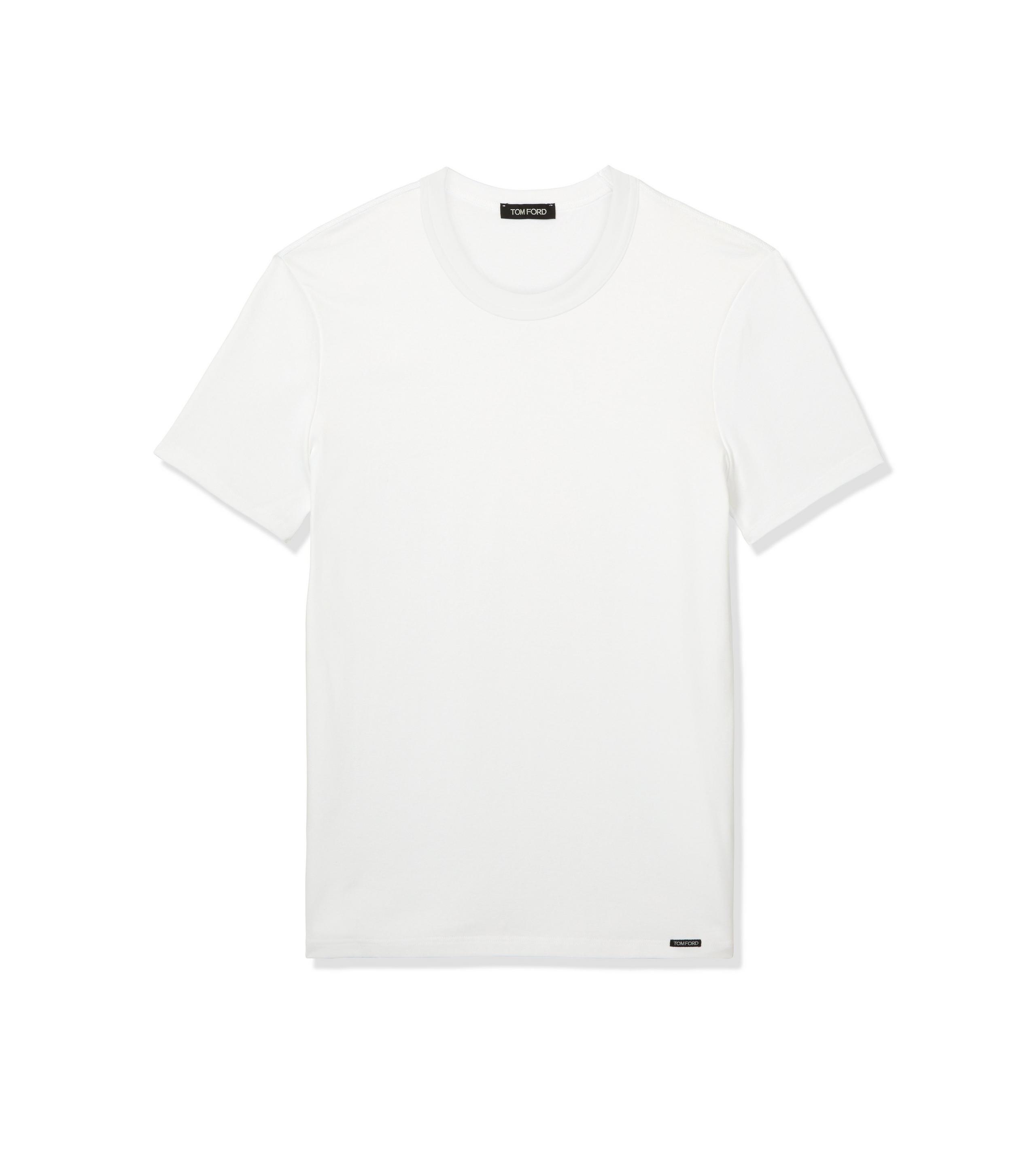 COTTON CREWNECK T-SHIRT - 1