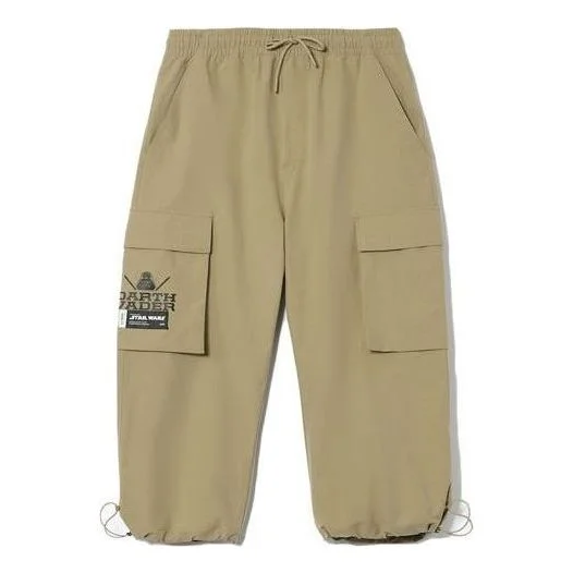 Li-Ning x Star Wars Graphic Cropped Pants 'Khaki' AKQR115-3 - 1