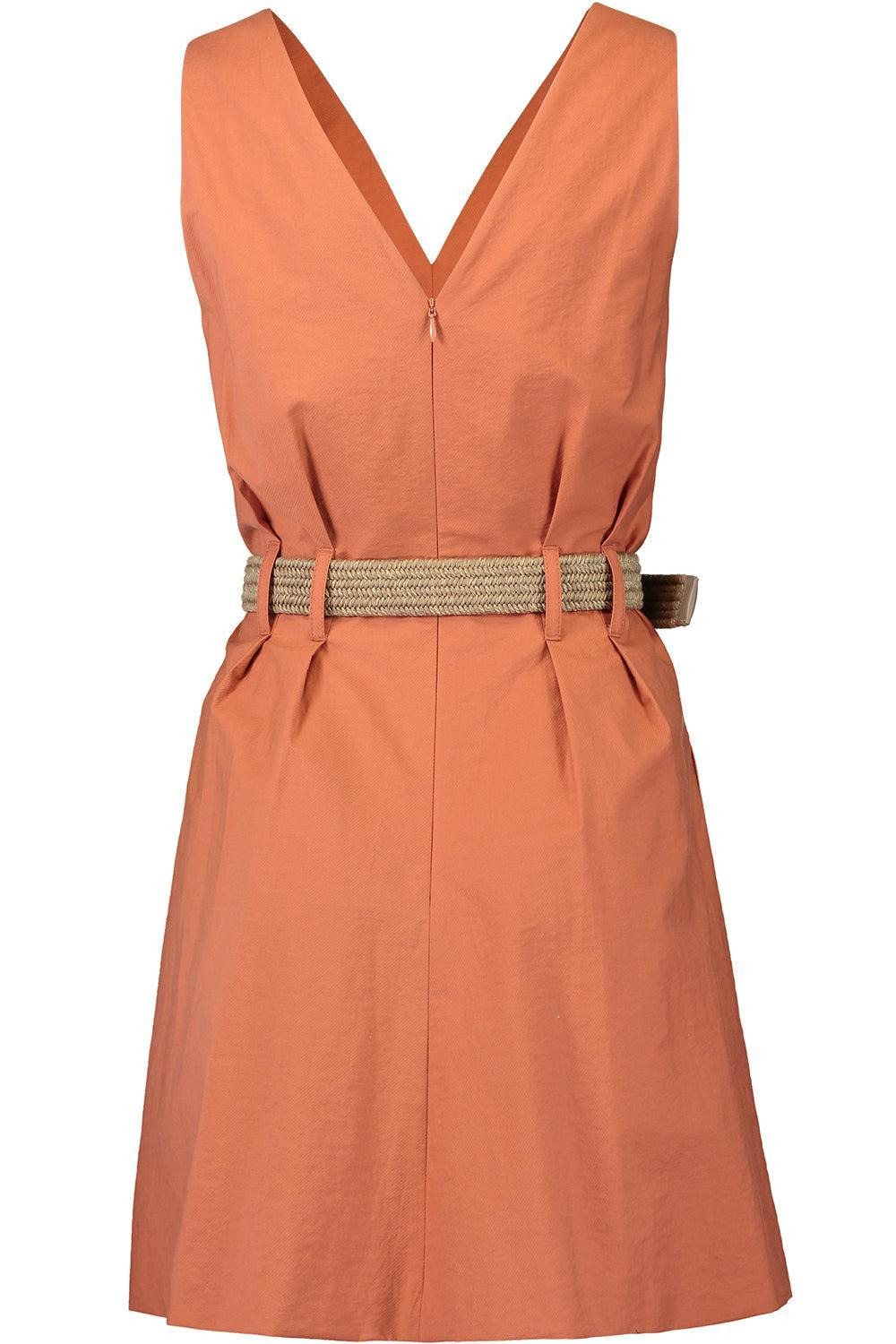 Texture Belted Mini Dress - 2