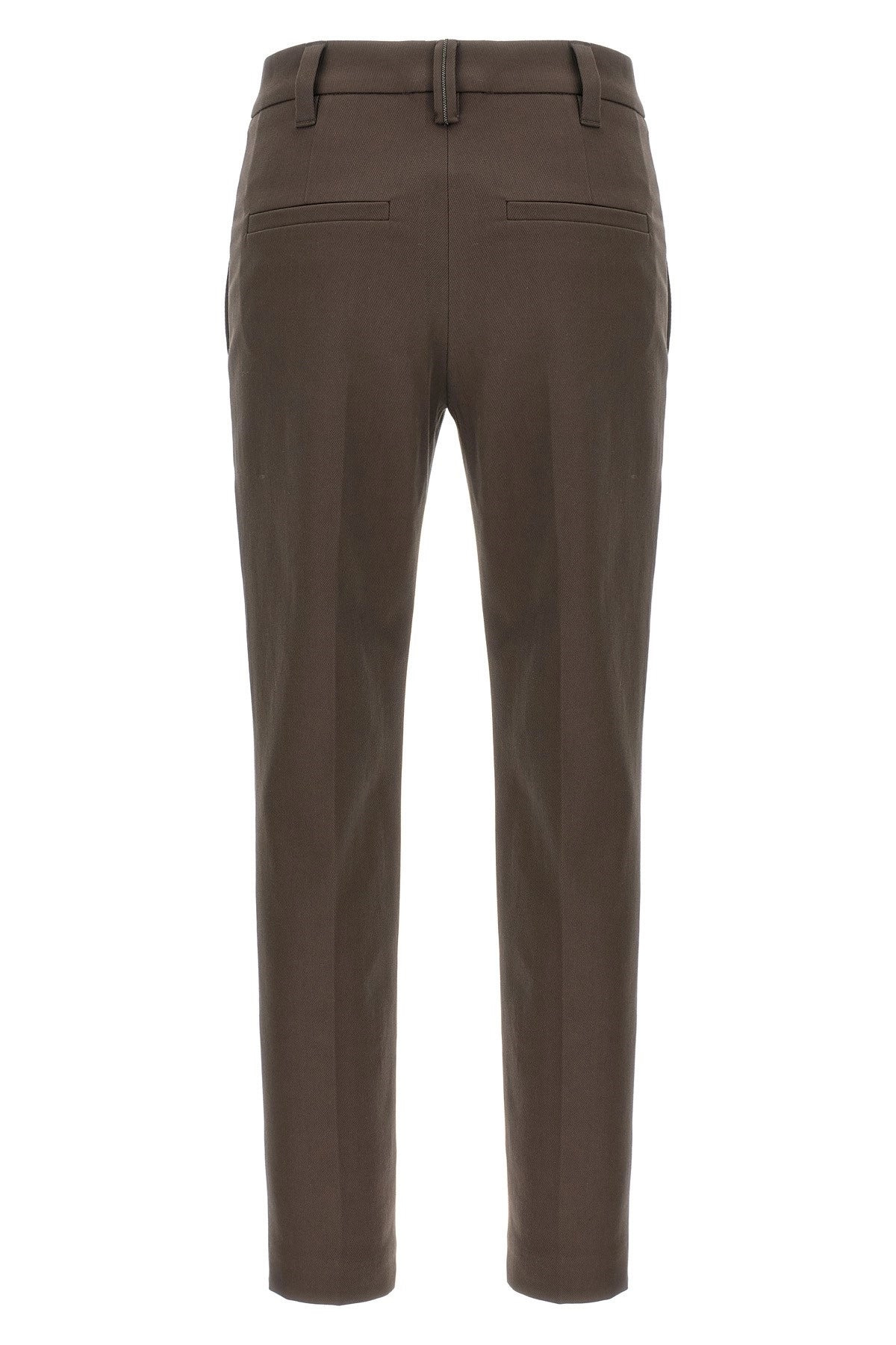 Brunello Cucinelli Women Monile Cotton Pants - 2